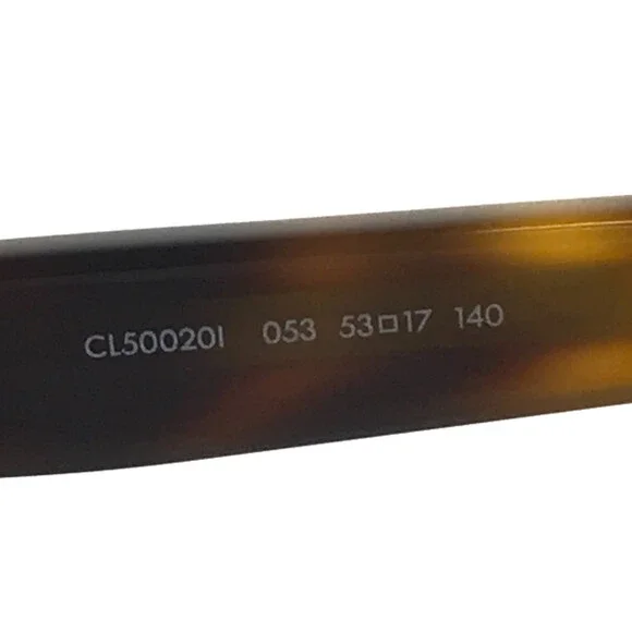 Celine Eyeglasses Frames CL50020I 053 Tortoise Brown Cat Eye Full Rim 53-17-140 - Picture 9 of 11